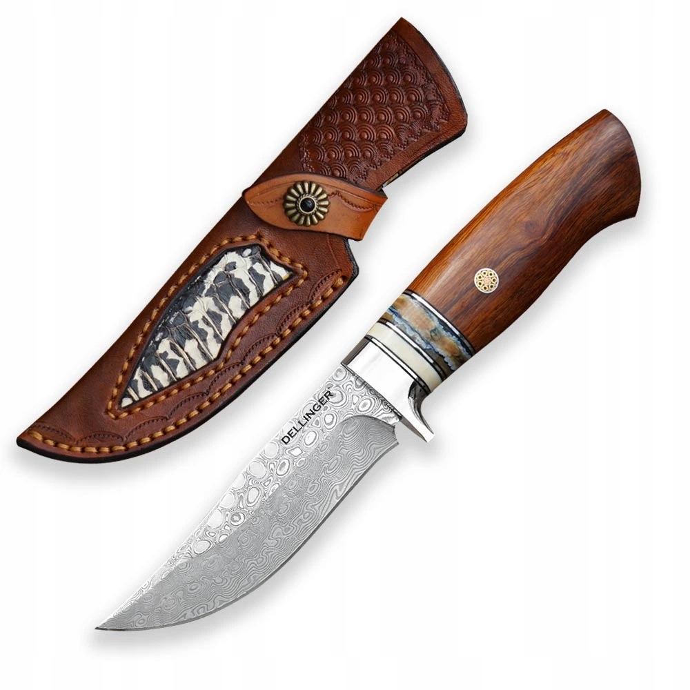 Nůž lovecký Dellinger Waldmann Full Damascus