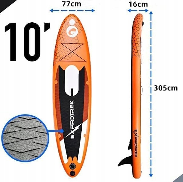 DESKA SUP BOARD POMPOWANA Exprotrek 305cm 150kg EAN (GTIN) 0768492845423