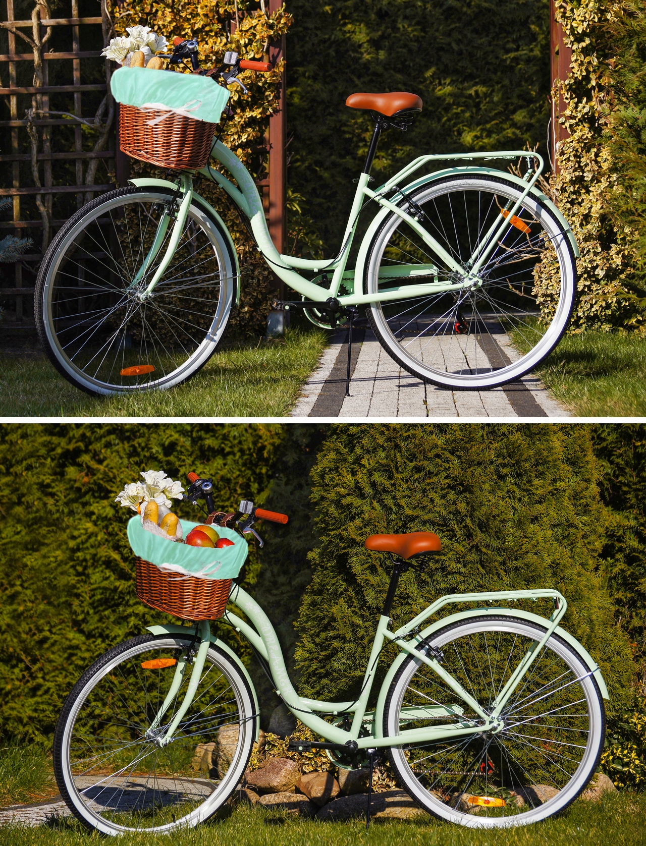 ROWER MIEJSKI DAMSKI 28 DAMKA 6 SHIMANO KOSZYK BAGAŻNIK RAMA18" KOŁA 28" EAN (GTIN) 5901924234098