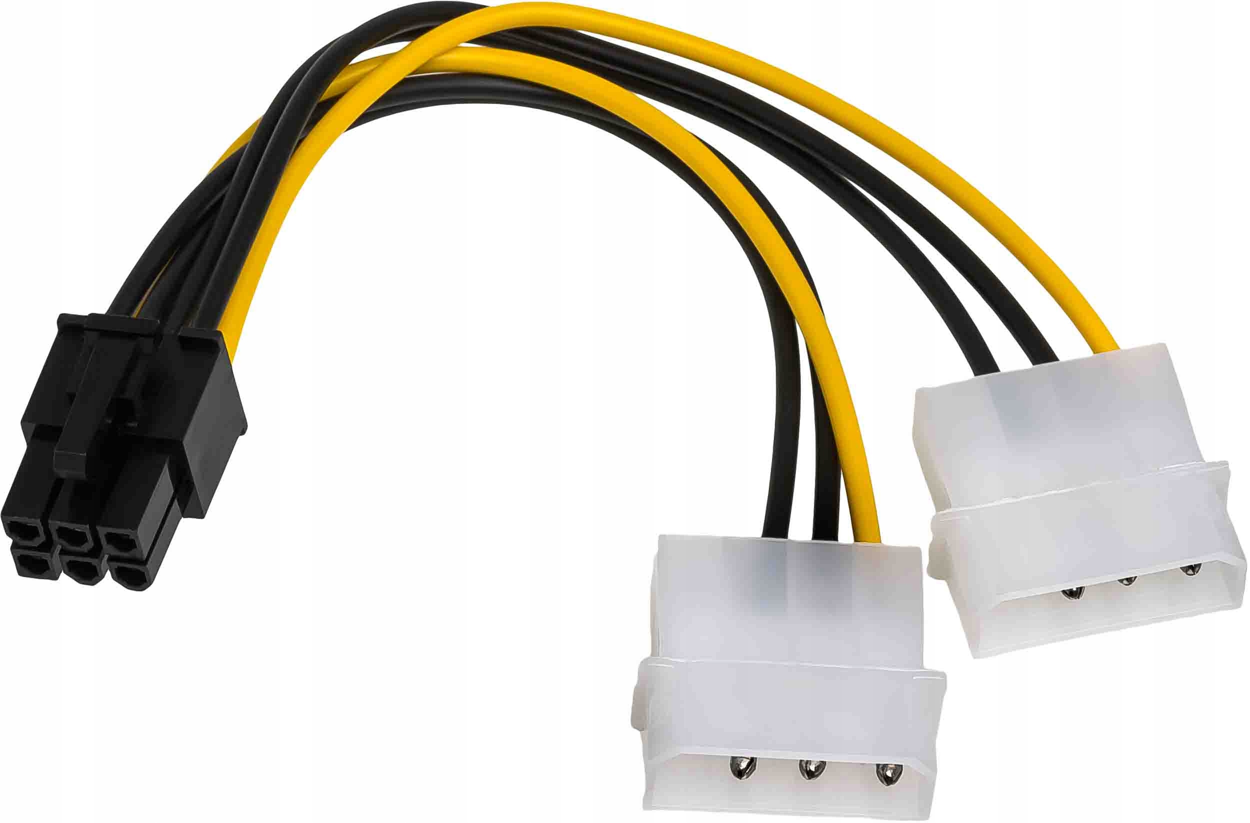 

Adapter Zasilający 2 x Molex Na PCI-Express 6-PIN