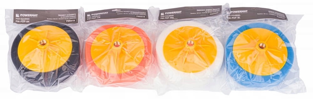 POLERKA SAMOCHODOWA DO LAKIERU SZLIFIERKA 2600W 4X GĄBKA FILC + RĘKAWICA Maksymalna prędkość obrotowa 3500 RPM