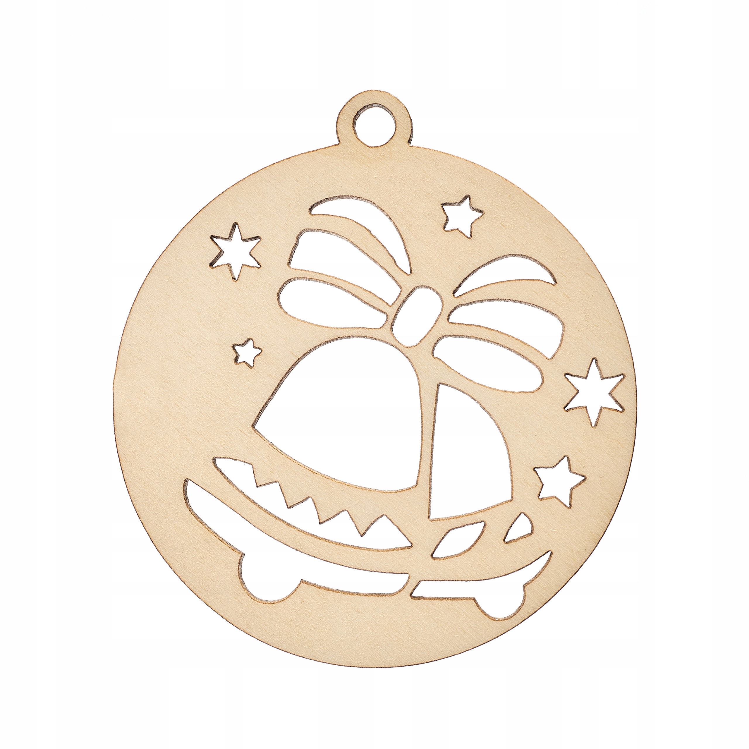 

Bombka Choinkowa Drewniana Dzwonki W Nocy Ozdoba