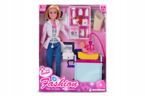 

Lalka Lekarka Lekarz Doktor z Akcesoriami Bobas +3