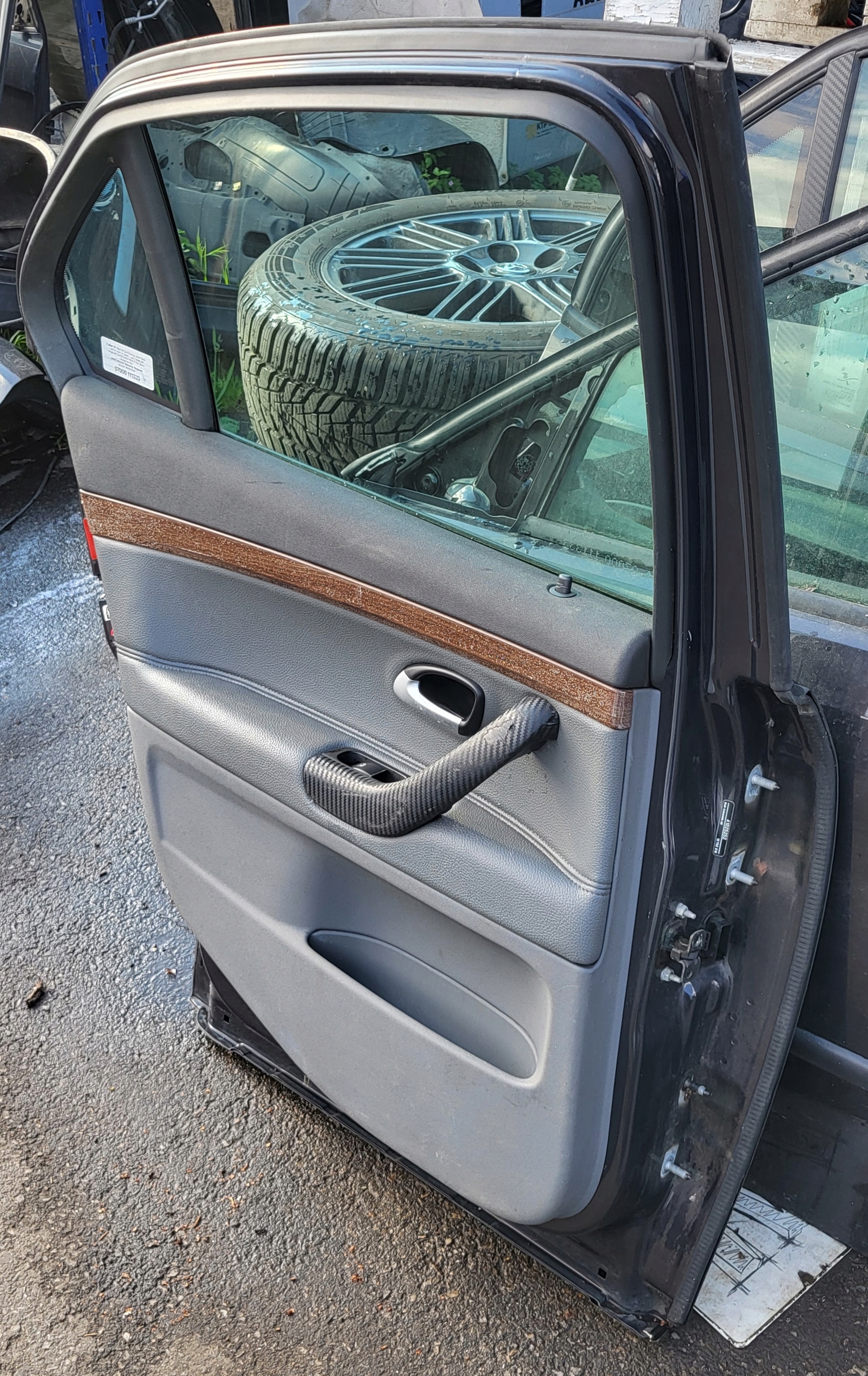 door complete left rear. side window lock lift SAAB 93 9-3 II 2 OE