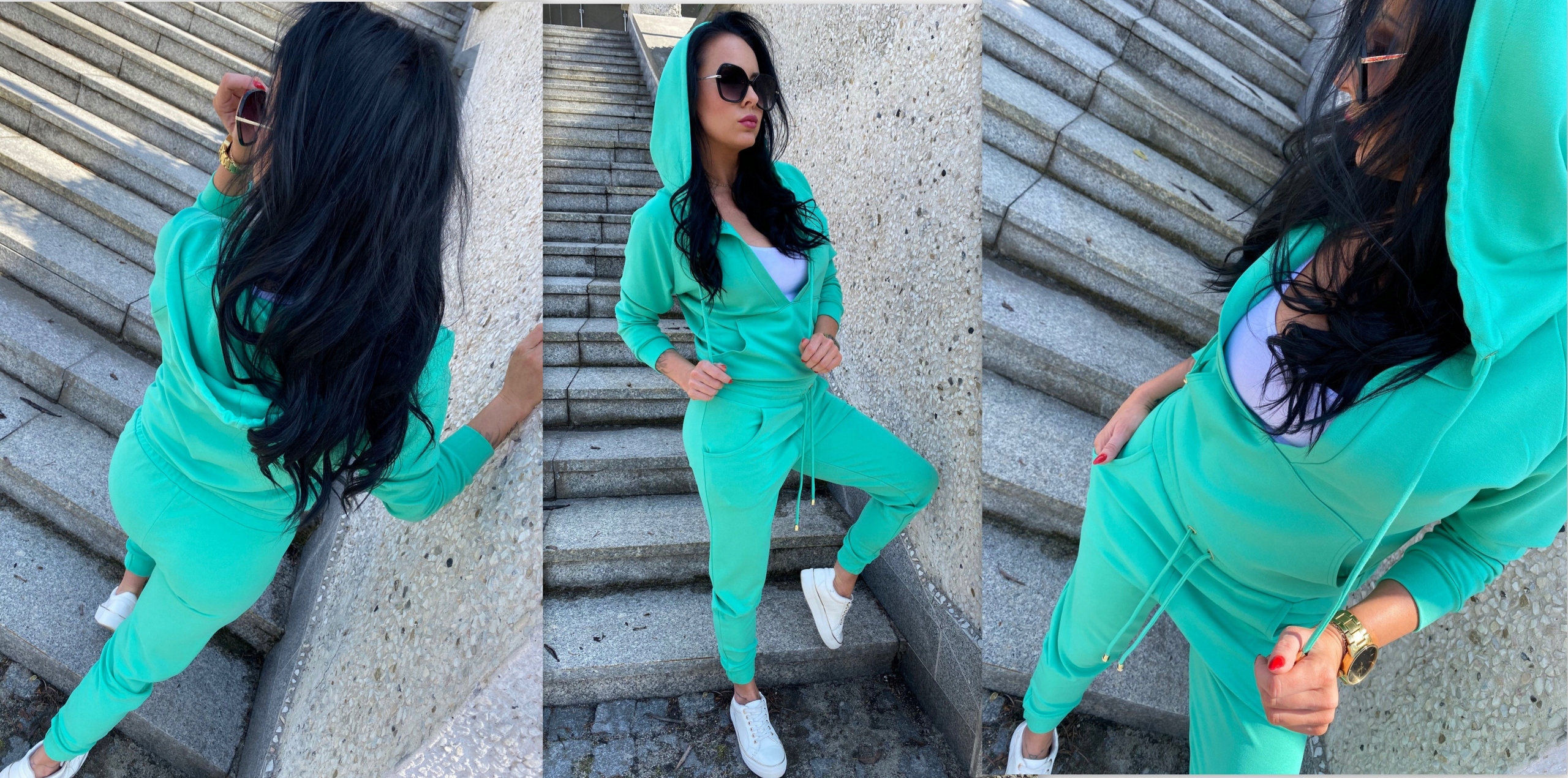 LipMar komplet dres bluza kaptur spodnie S 36 Rozmiar S