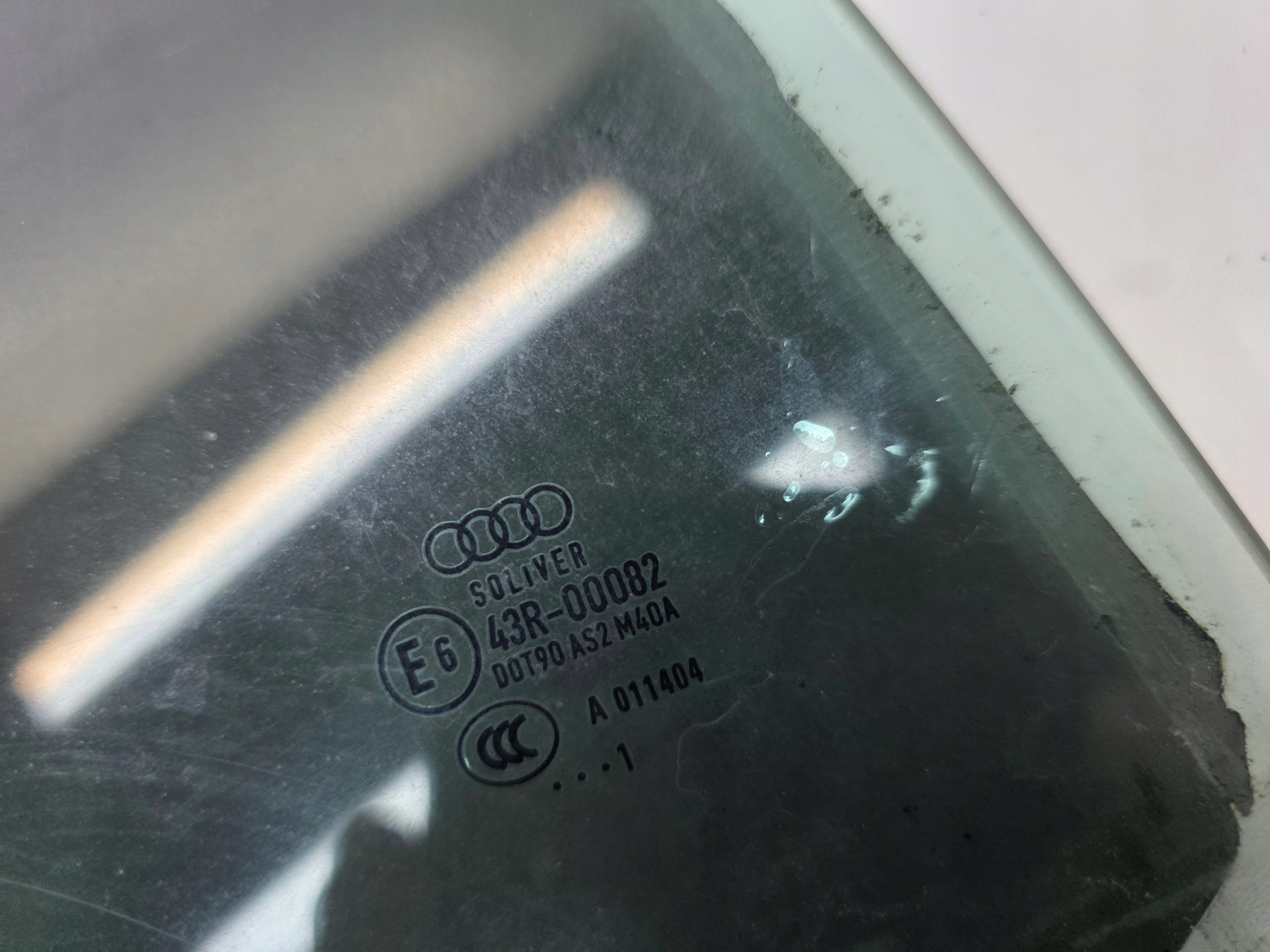 window side door right rear part AUDI A5 8T8 SPORTBACK 2011R