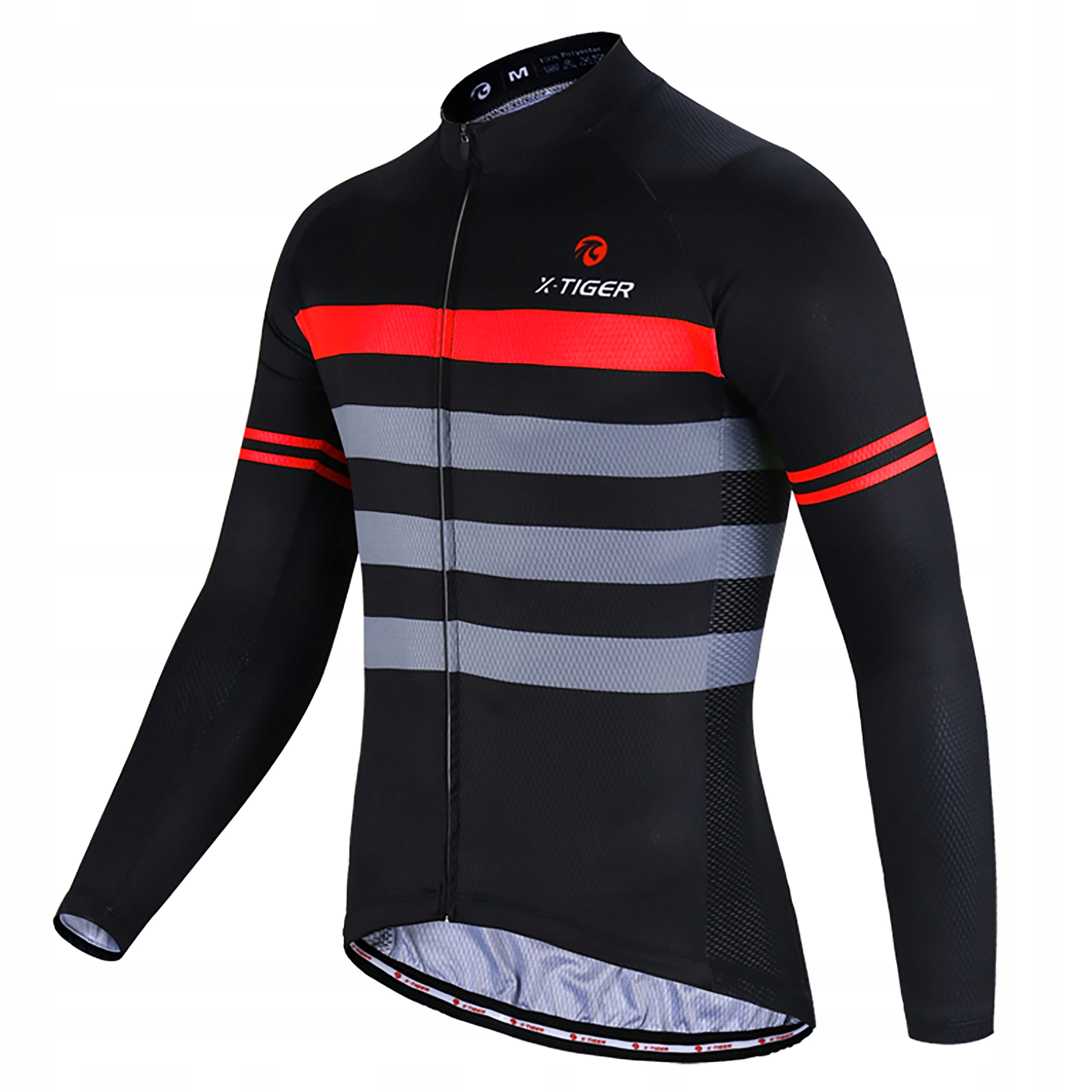 Bluza Rowerowa Kolarska Męska X-tiger Dopasowana Ocieplona Wygoda Jesień S