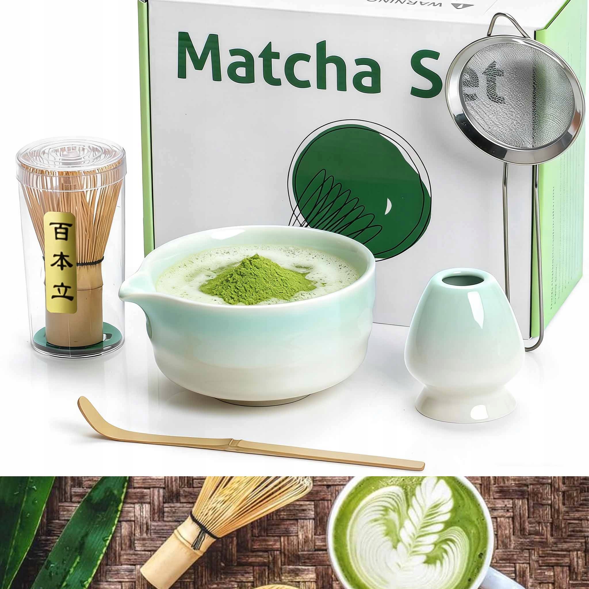 Matcha Sada Na Čaj 5 V 1 Milovníci Matchy Tradiční Příprava Matchy