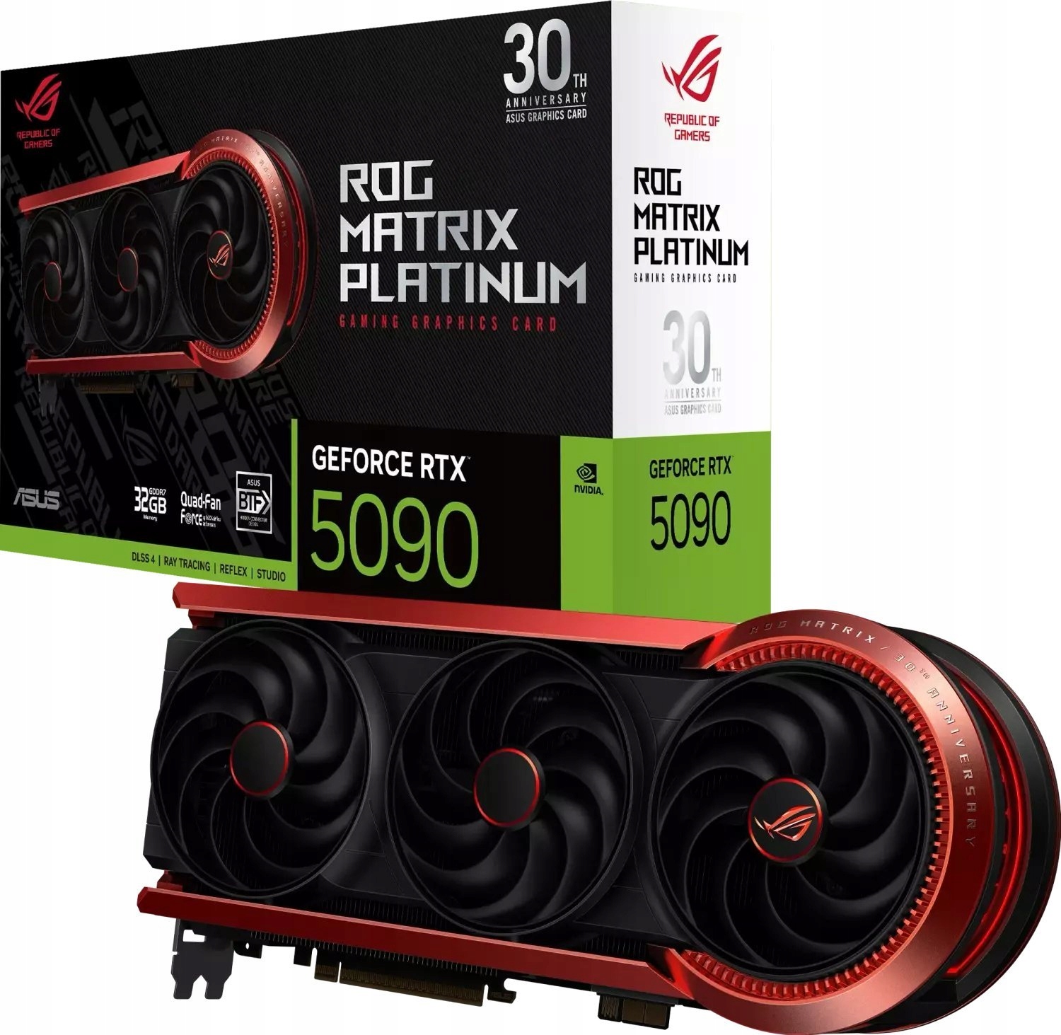 Asus GeForce Rtx 5090 Rog Matrix Platinum 30th Anniversary Edition
