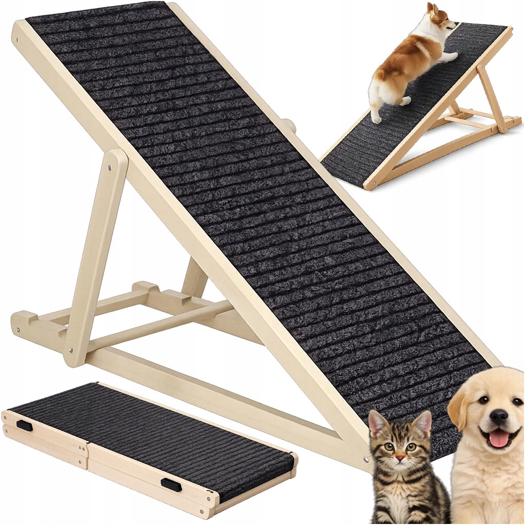 Levně Rampa Schody Plošina Pro Vstup A Nastavitelná Pro Psa Kočku Zvířat