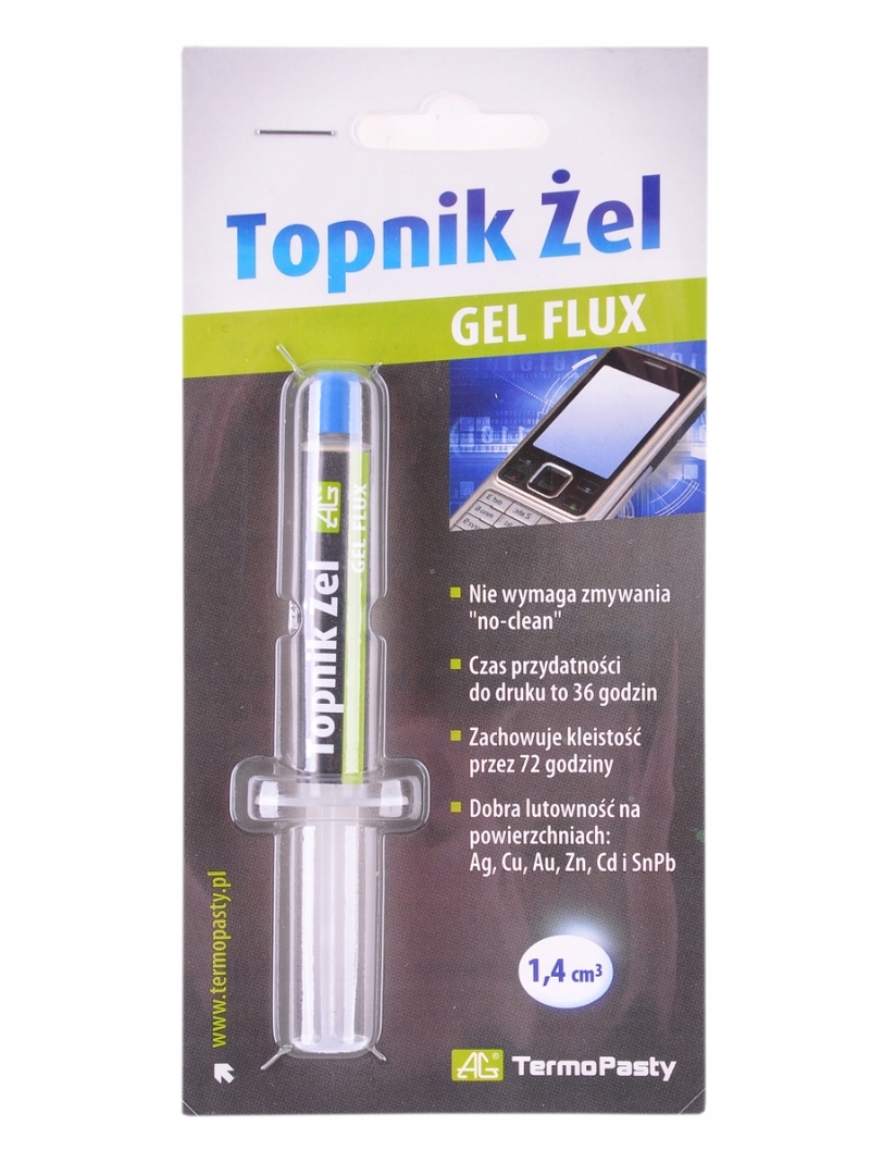 

Topnik Lutowniczy Żel 1,4cm Ag