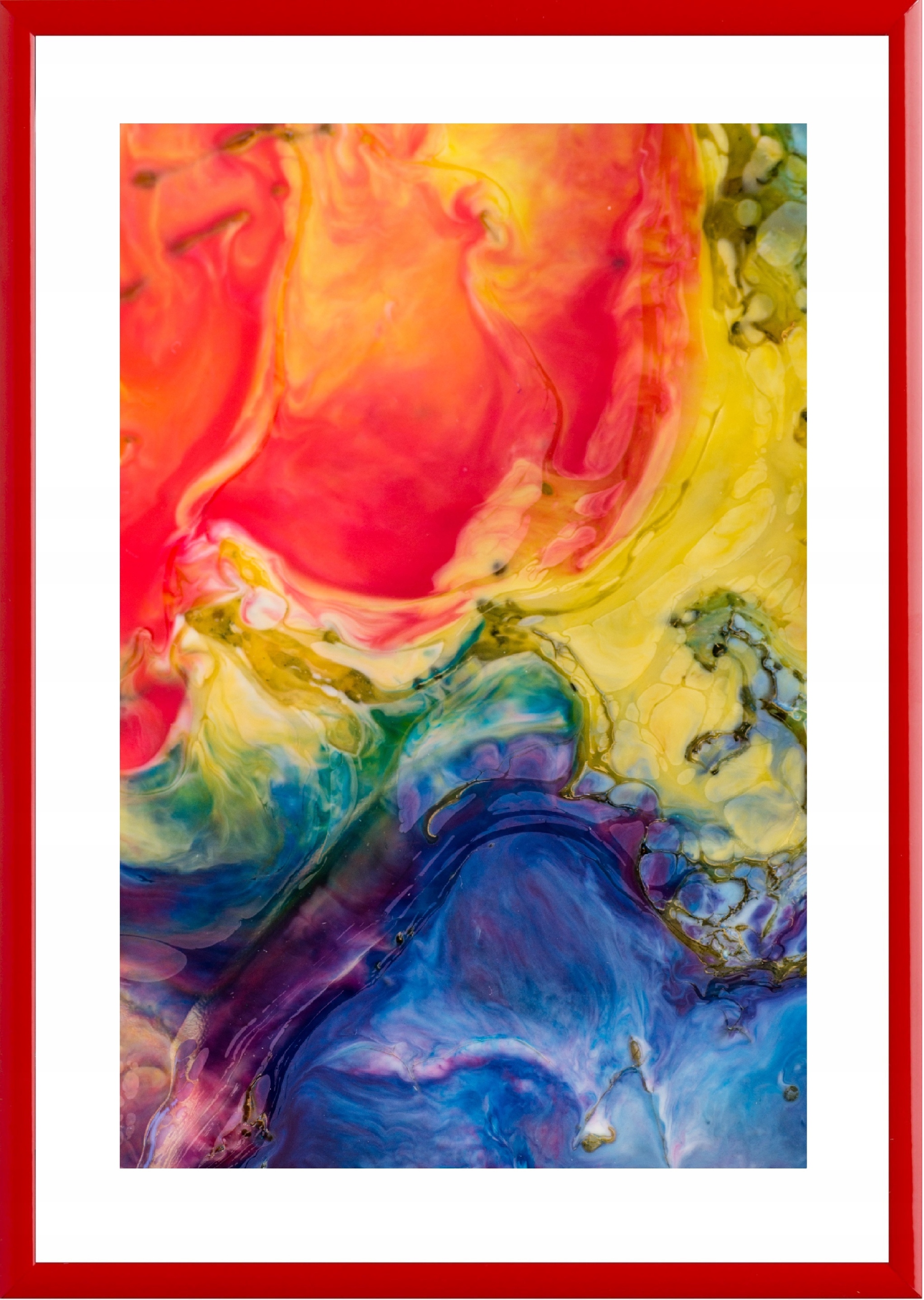 

Rama aluminiowa czerwona 40x50 ramka 50x40 plakat