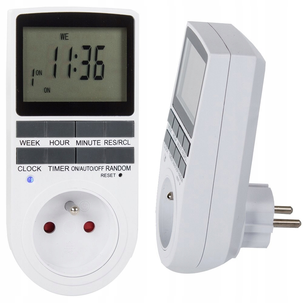 Таймер гнізда 230В цифров лкд програміст встановлює час