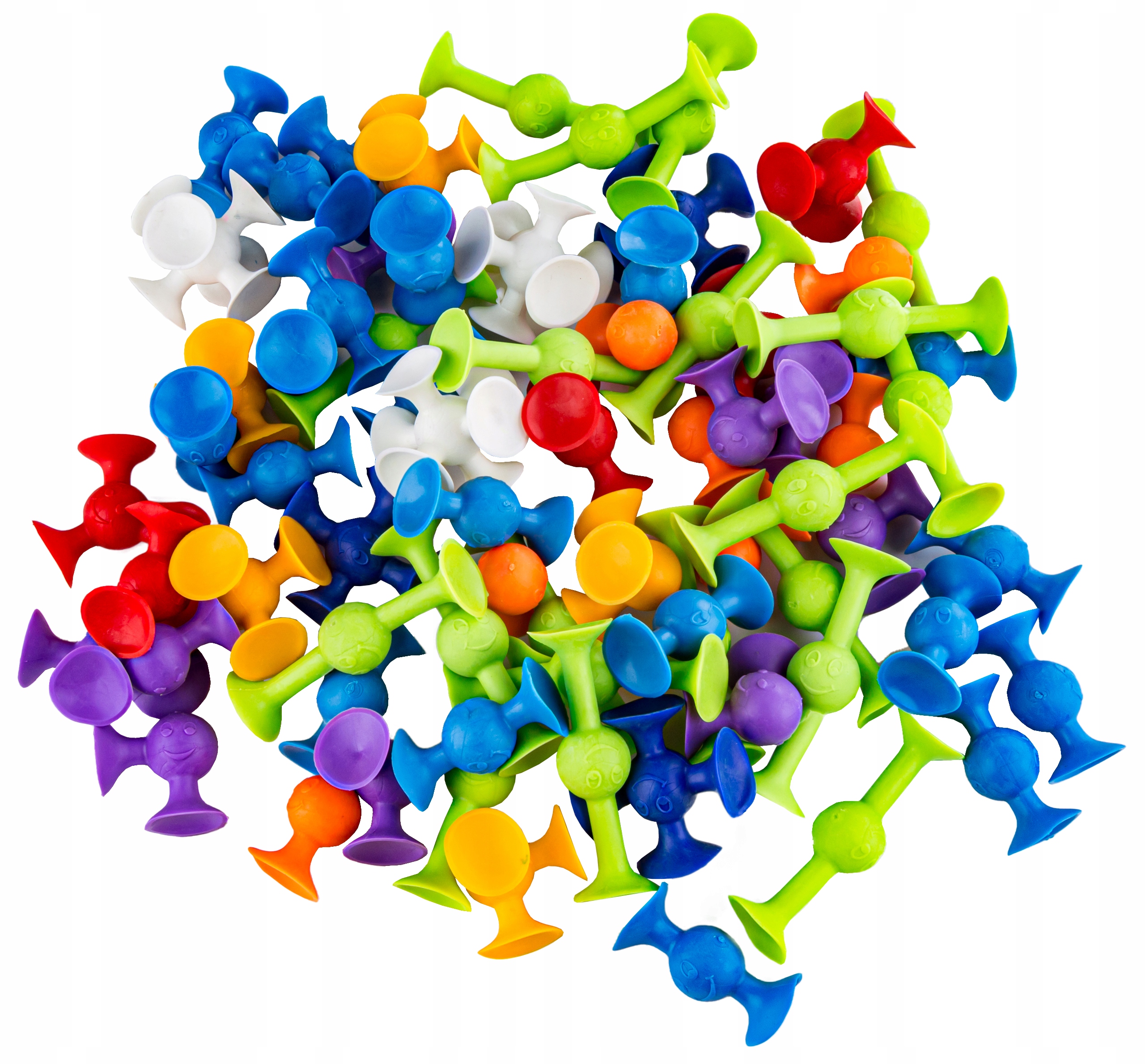 KOLOROWE KLOCKI DLA DZIECI PRZYSSAWKI SILIKONOWE Kod producenta LSB7001