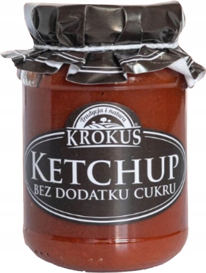Levně Kečup Bez přidaných cukrů Bezlepkový 180 g Krokus