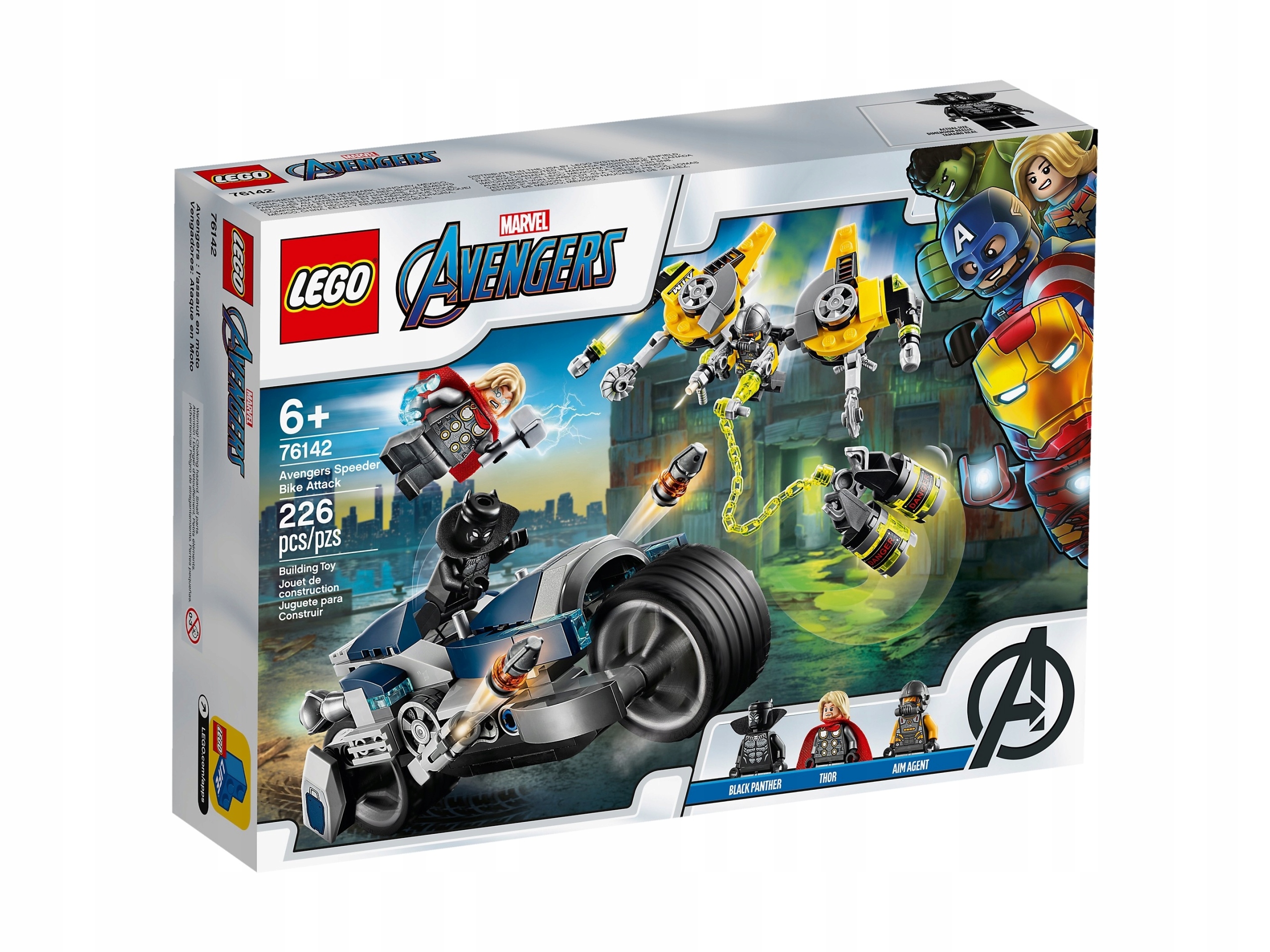 Lego Marvel Avengers 76142 Avengers Boj na motocyklu Nové