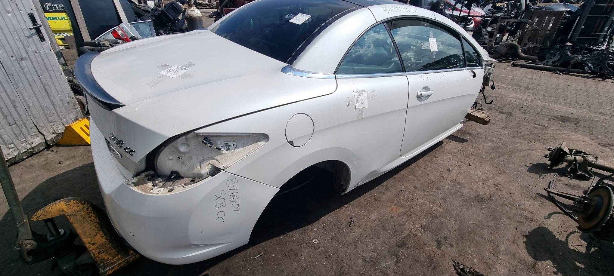 LONGHERONE parafango Destra posteriore PERLA PEUGEOT 308 CC