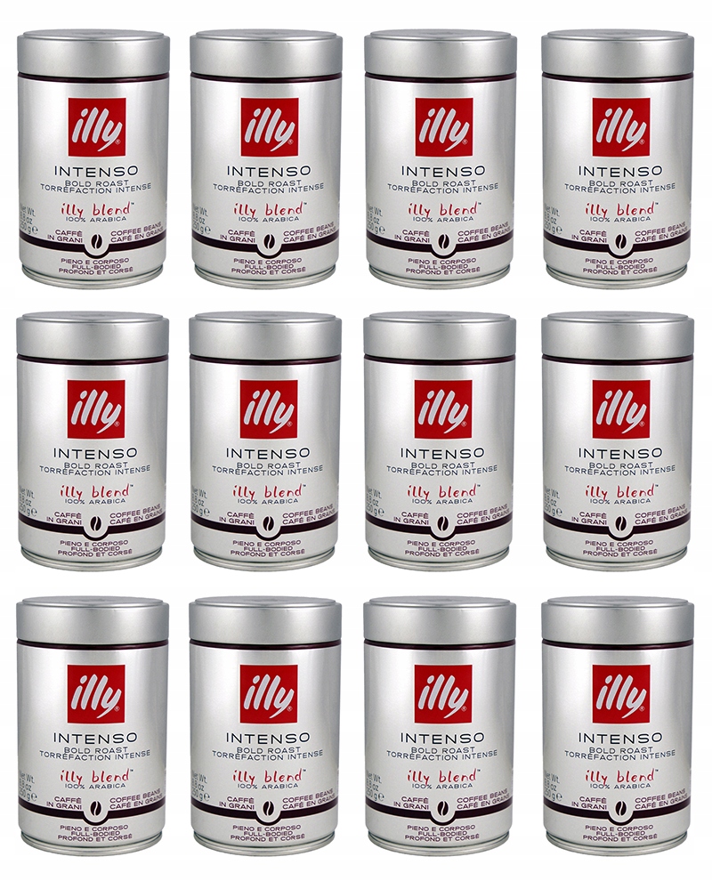 Kawa ziarnista Illy Intenso Espresso Dark arabica puszka 250g (12 szt.)