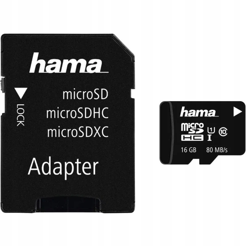 Karta microSD Hama MSDHC16GB 16 GB