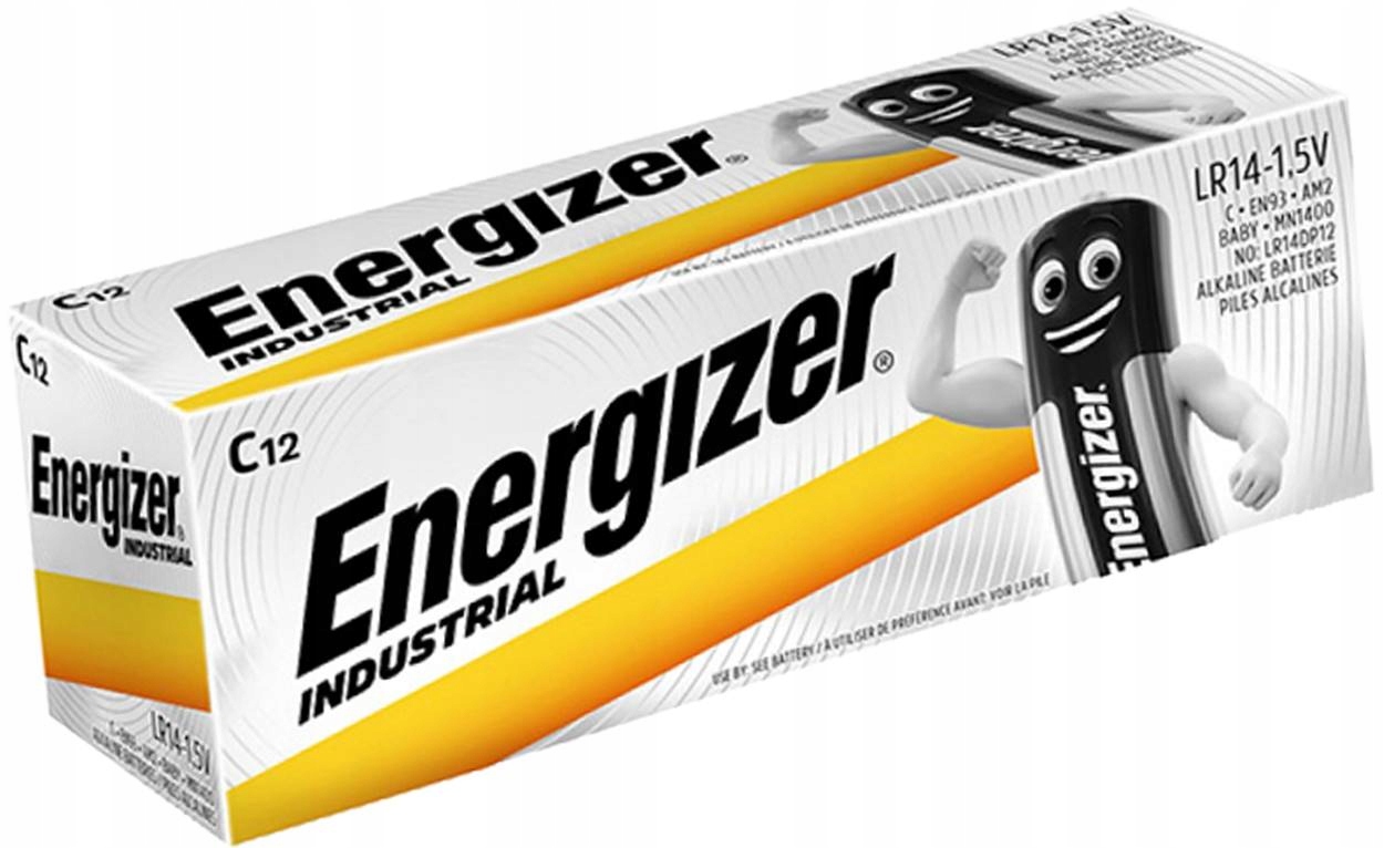 

Baterie Energizer Industrial C LR14 MN1400 12szt