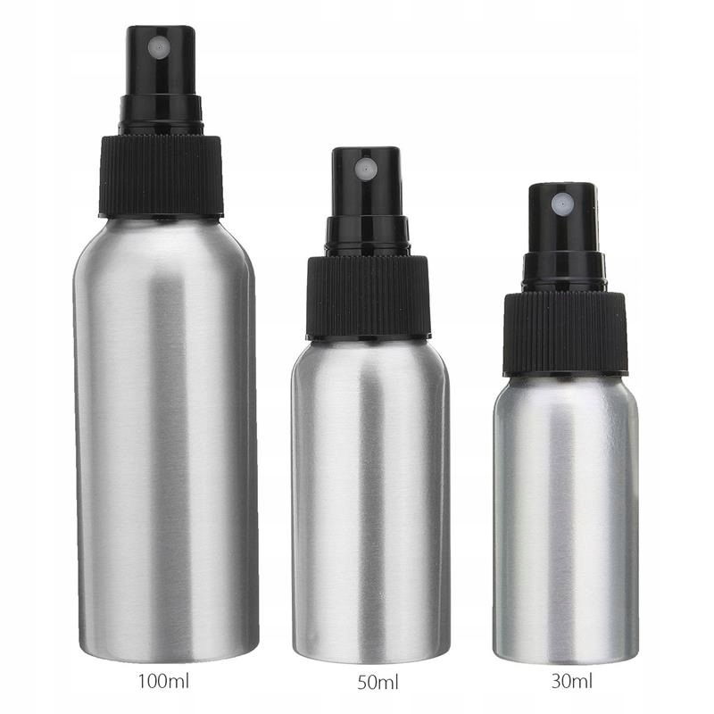 Rozpylacza ALUMINIOWY 100 ml 50 ml 30 ml DOSGRATIS Marka inna marka