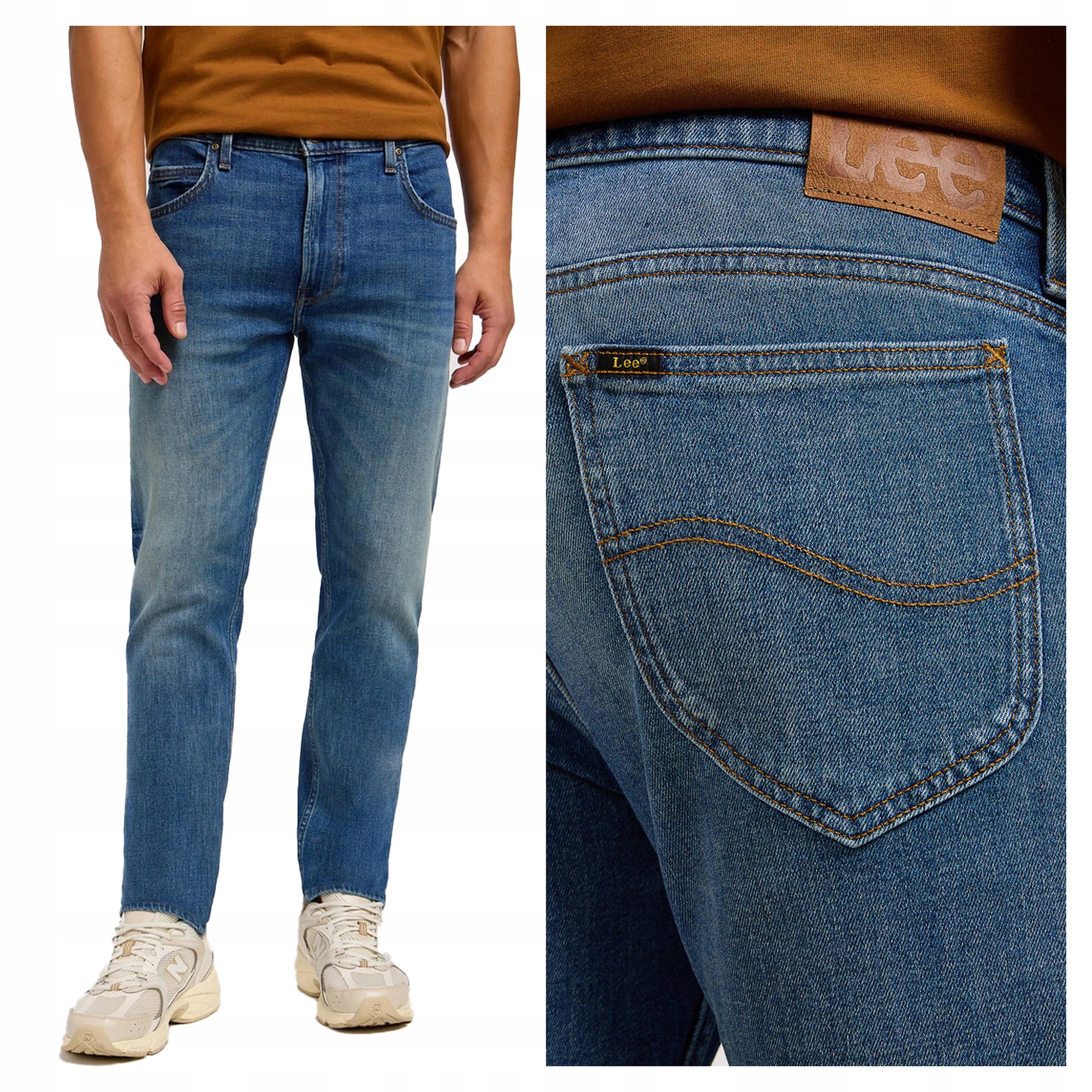 Pánské přiléhavé džínové kalhoty Lee Rider 31/32