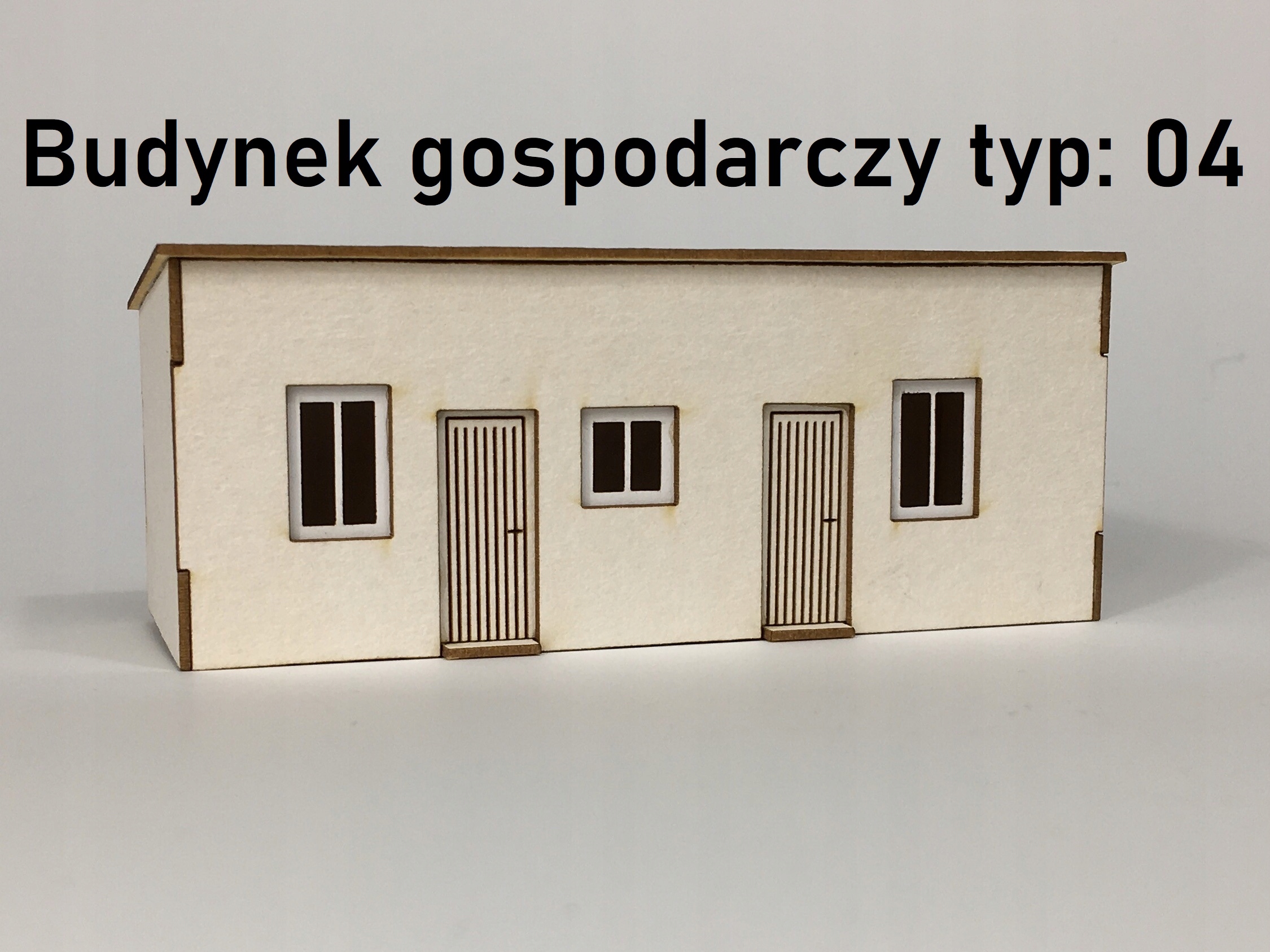 

Budynek gospodarczy typ: 04 H0 1:87