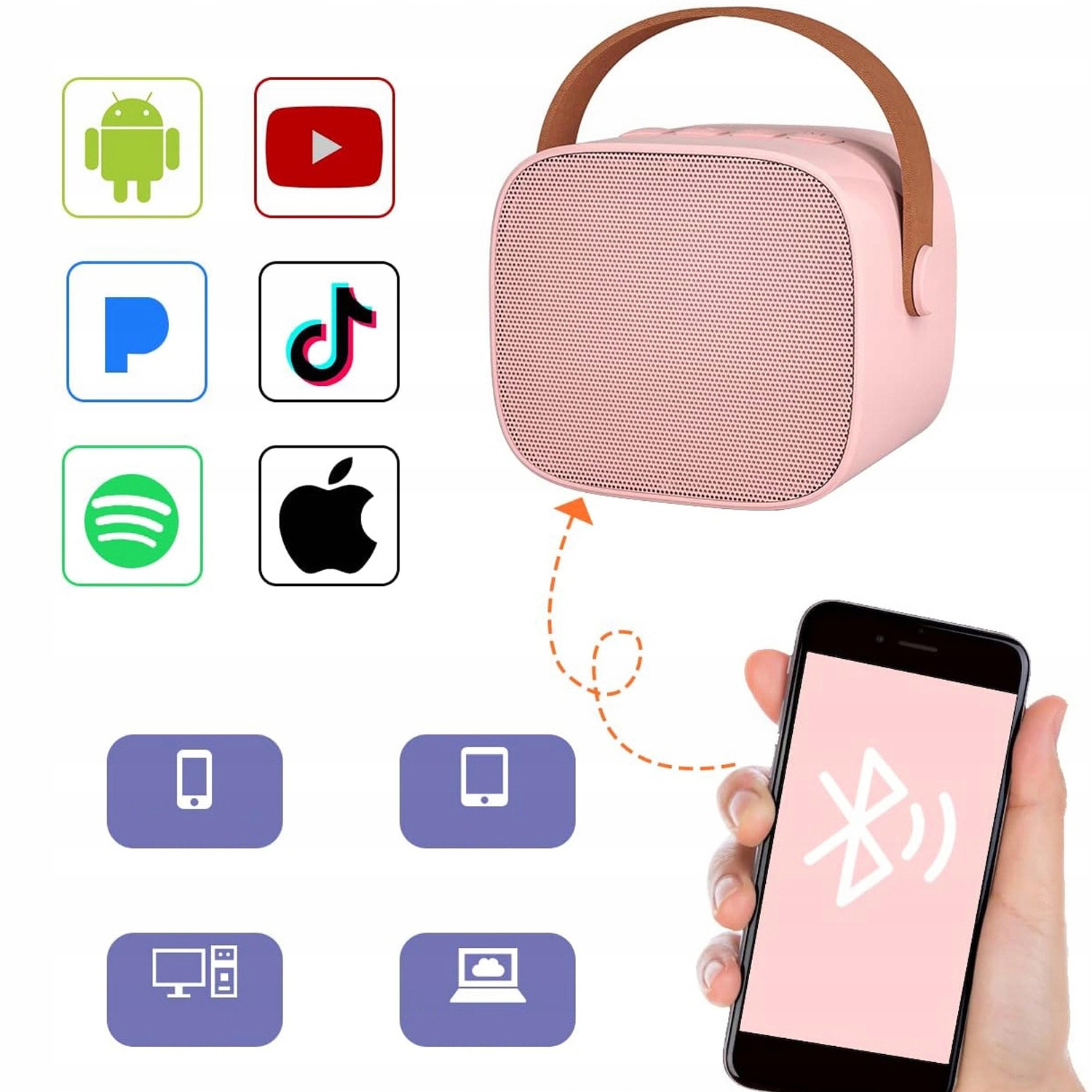 Wowstar Karaoke Zestaw Dla Dzieci Z Mikrofonami Bluetooth Głośnik — miniatura 10