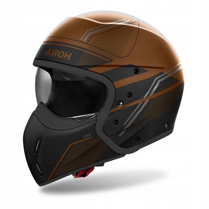 Motocyklová prilba Airoh J110 Slim Bronze Matt hnedá čierna Darčeky