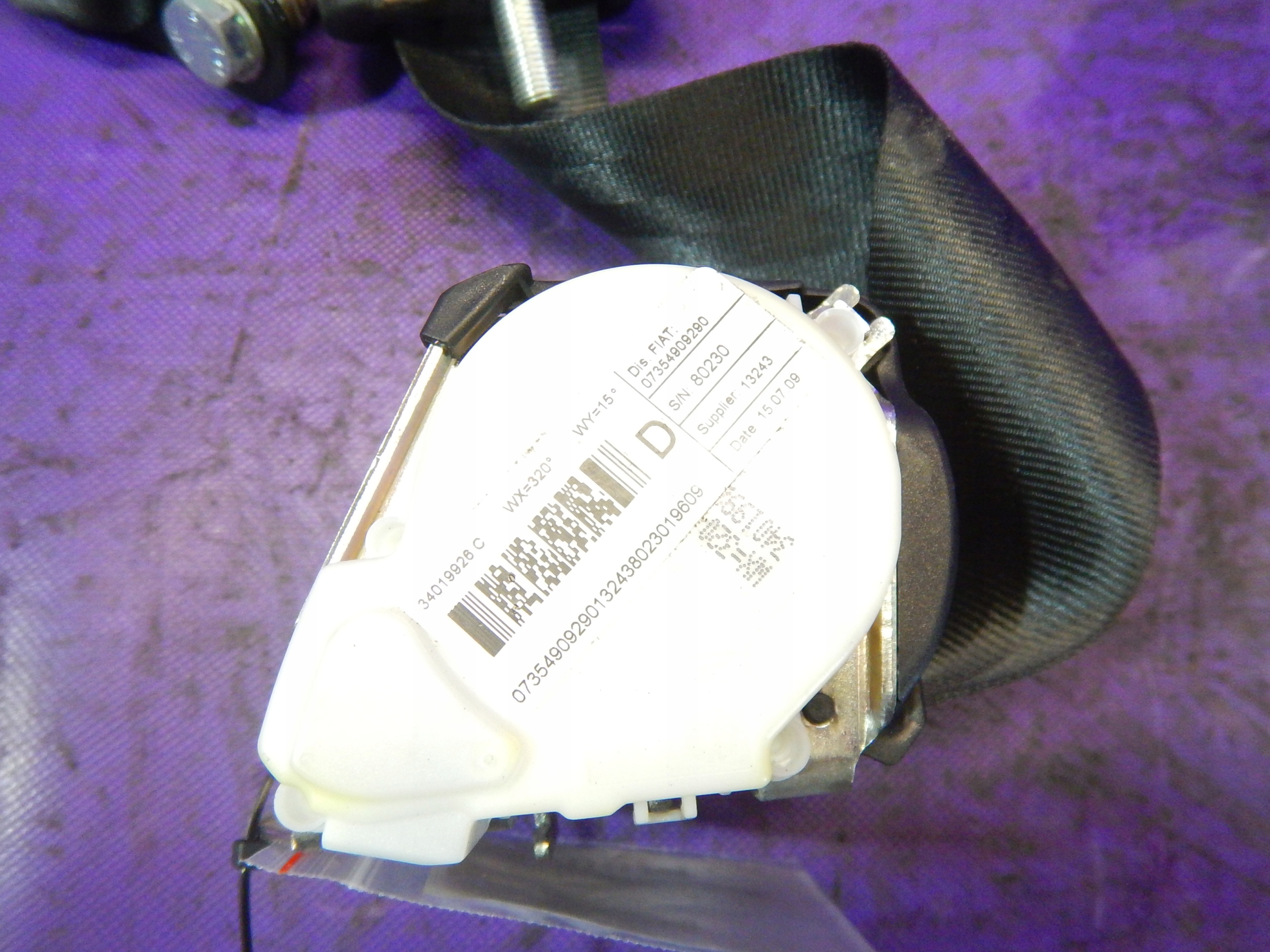 Bravo II ремень безопасности 07354909290