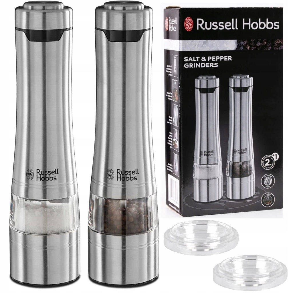 Russell Hobbs 23460-56 Młynek Do Soli I Pieprzu Elektryczne Zestaw 2szt.