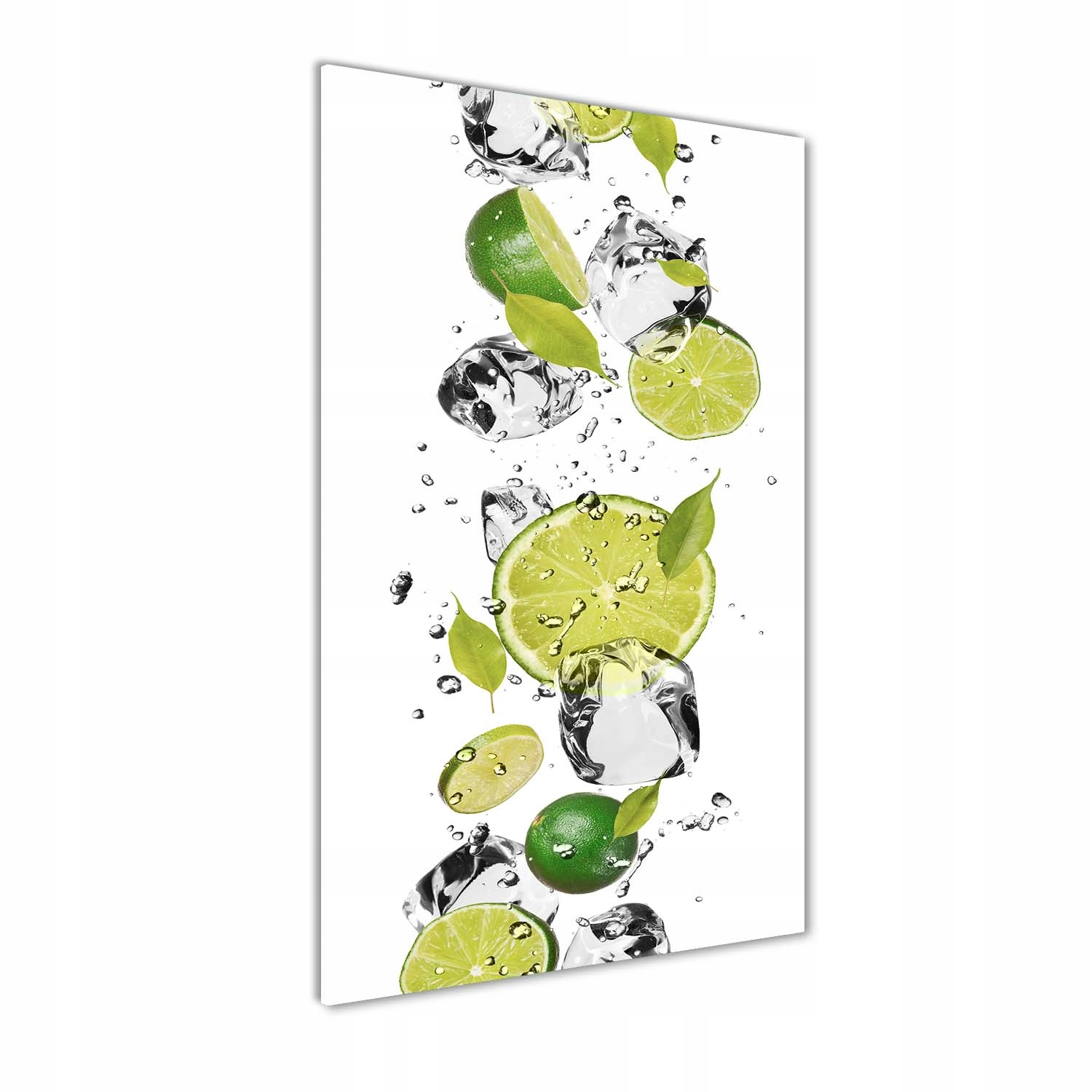 

Foto obraz akryl do salonu Limonka i woda 70x140cm
