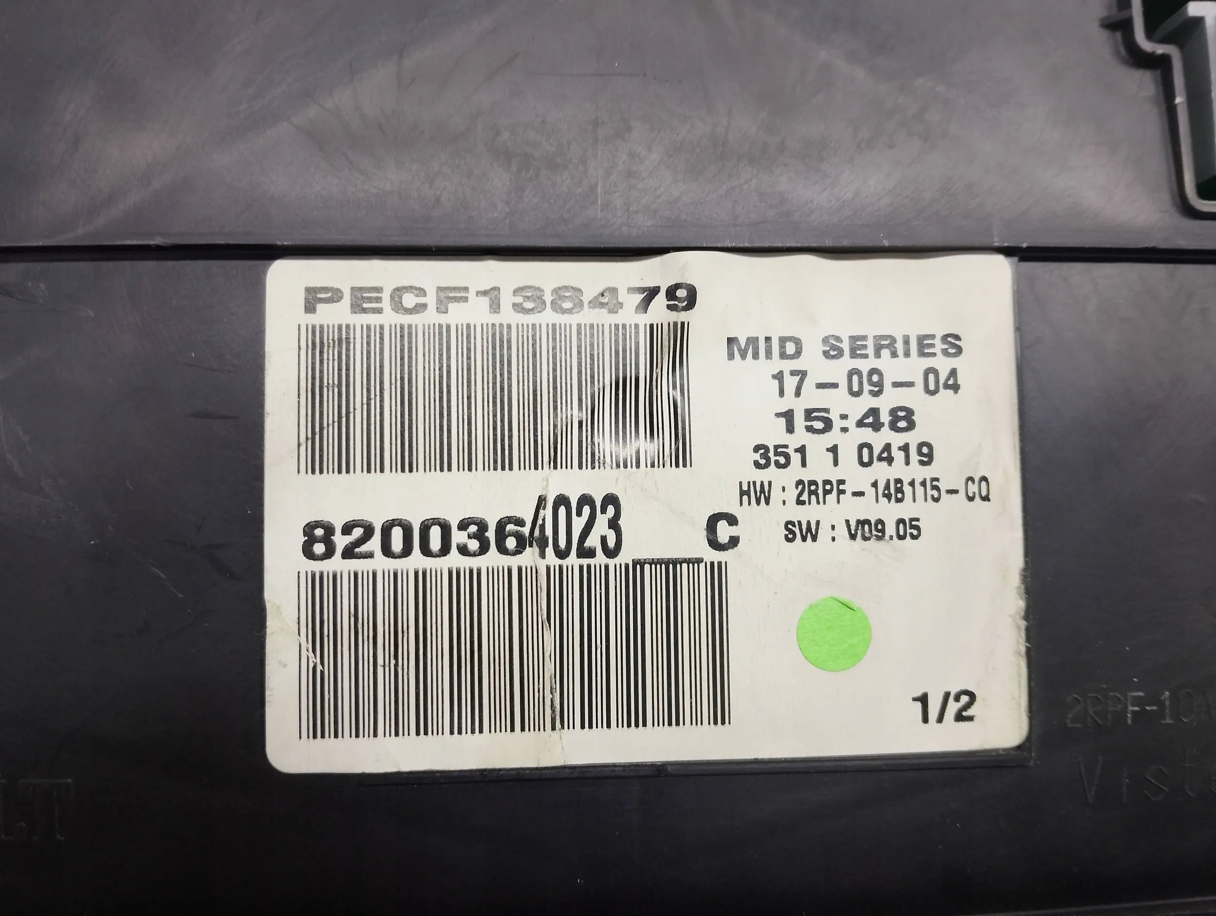 Renault Megane II 2004 Liczniki, dials 8200364023C