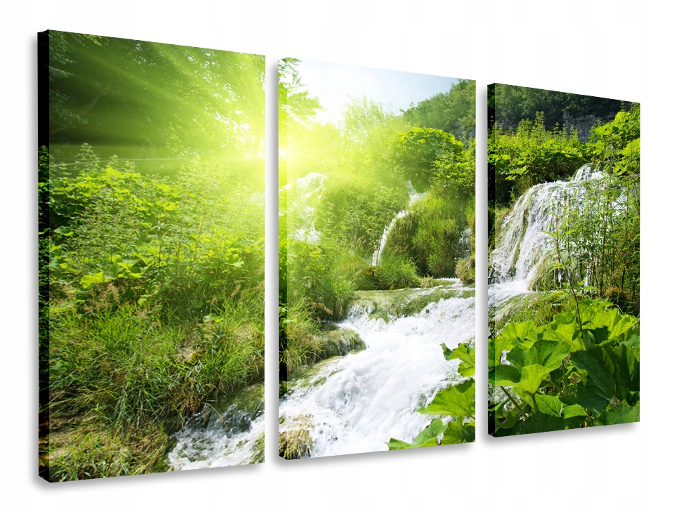Obraz Triptych Hory Potok Triptych 165x100