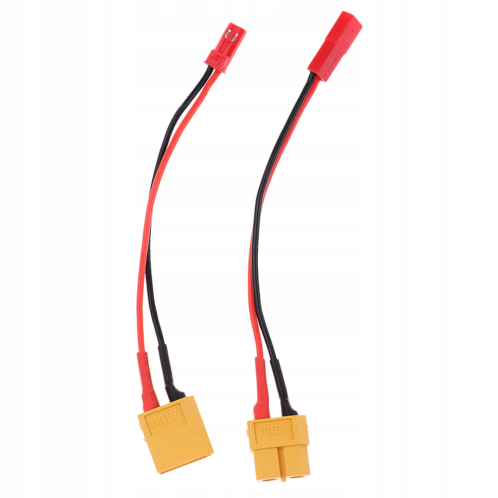 1 Pair XT60 to JST Plug Connector with 13.3cm 22AWG Male/Female Długość kabla 0 m