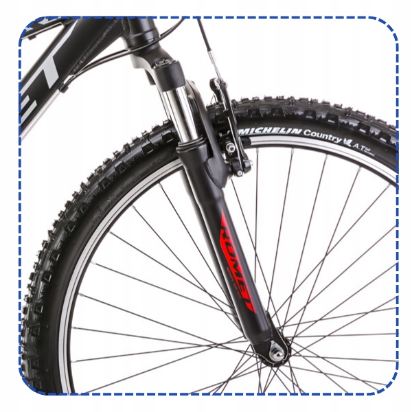 ROWER GÓRSKI MTB ROMET RAMBLER JR 26 SHIMANO ALU OŚWIETLENIE STOPKA GRATIS Model Rambler 6.1