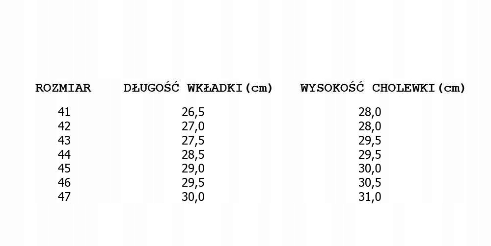 SUPER LEKKIE KALOSZE LEMIGO WADER 893 EVA-43 Rozmiar 43