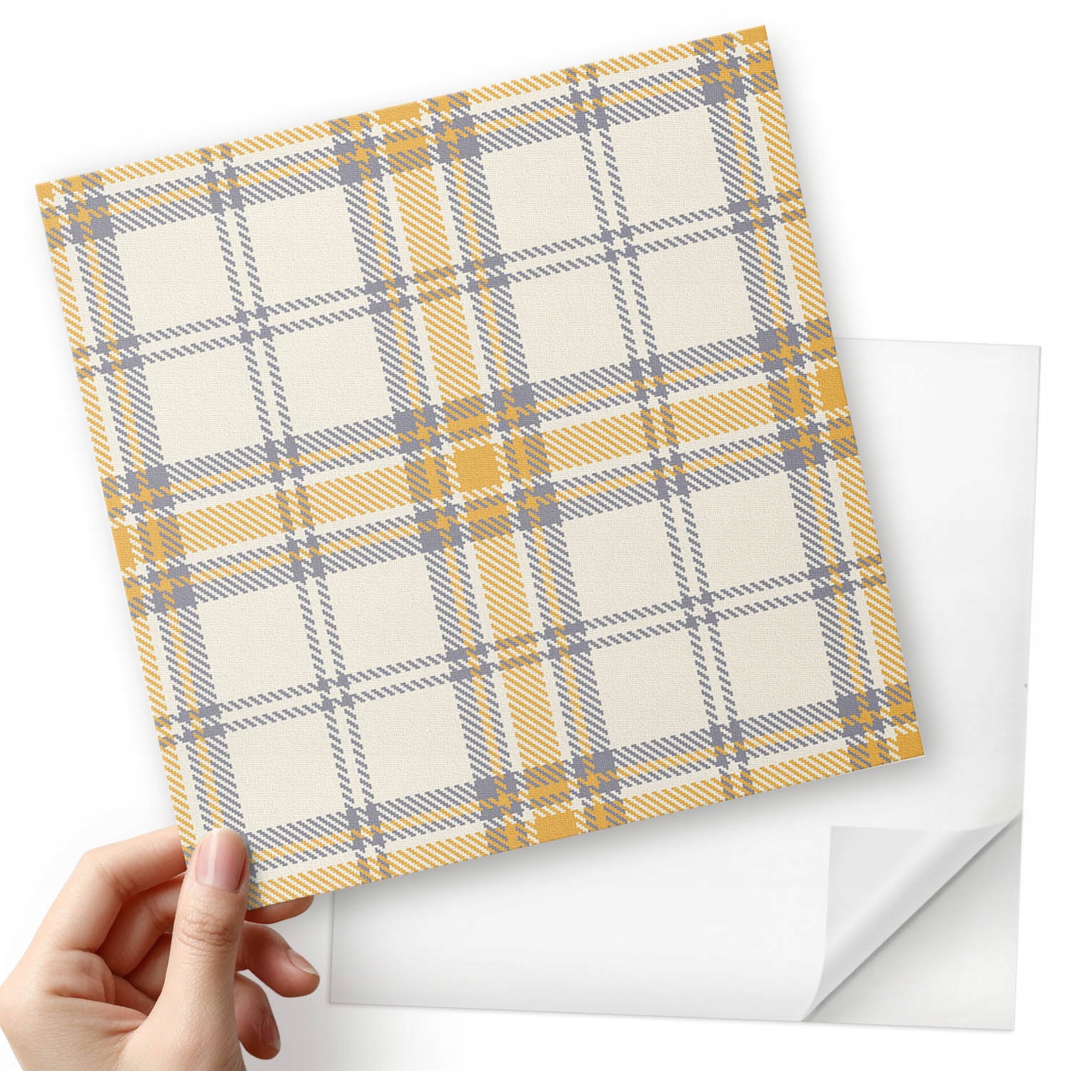 Vinylové obklady na zeď Vzor mřížky s dynamickými liniemi 20x20x20 cm
