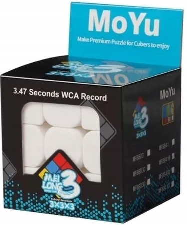 KOSTKA LOGICZNA 3x3x3 MoYu MEI LONG + ALGORYTMY i PODSTAWKA Bohater brak
