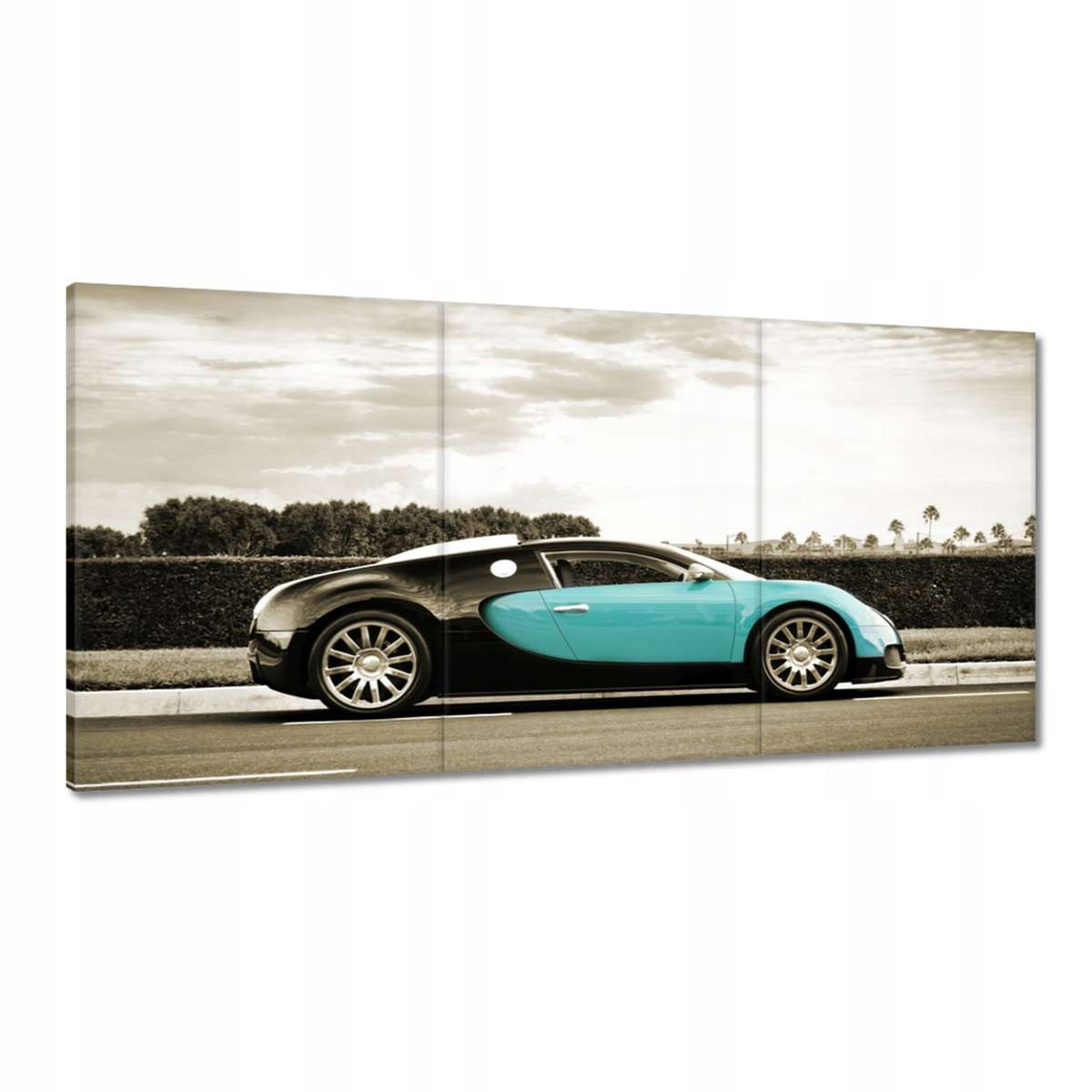 Obrazy 120x60 Tyrkysové Bugatti Auto