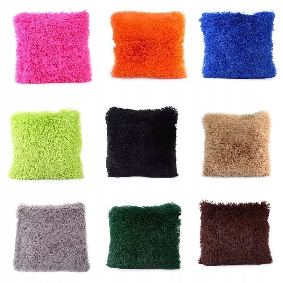 

Poduszka Włochacz dekoracyjna 40x40 puchata jasiek