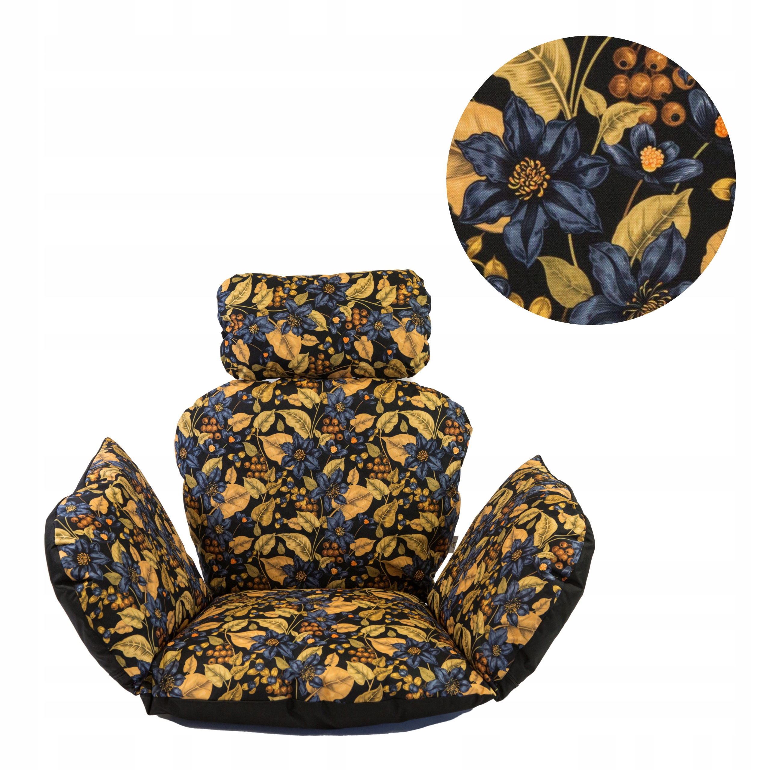 Voděodolný Polštář Na Závěsné Křeslo Zahradní Kokon Houpačka Houpačka 110