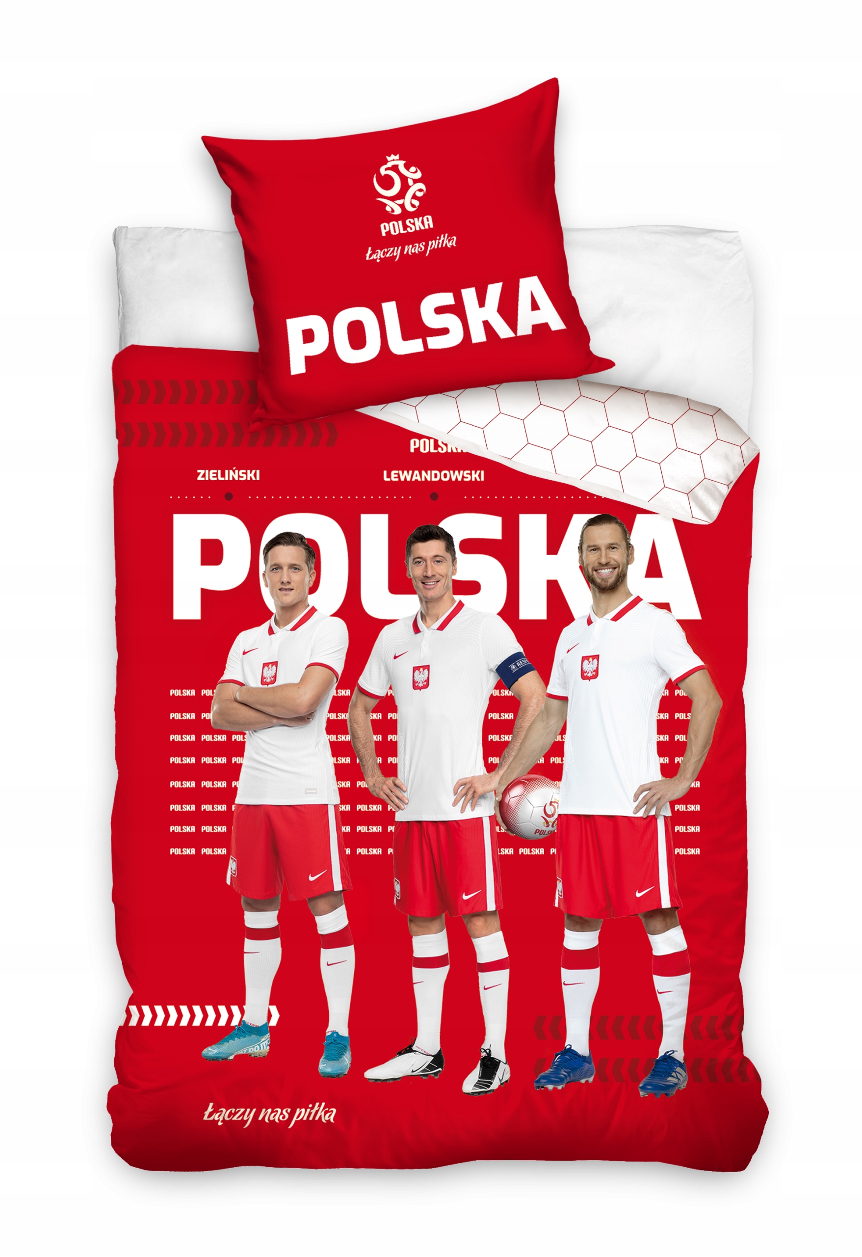 

Pościel Robert Lewandowski 140x200 Pzpn piłka