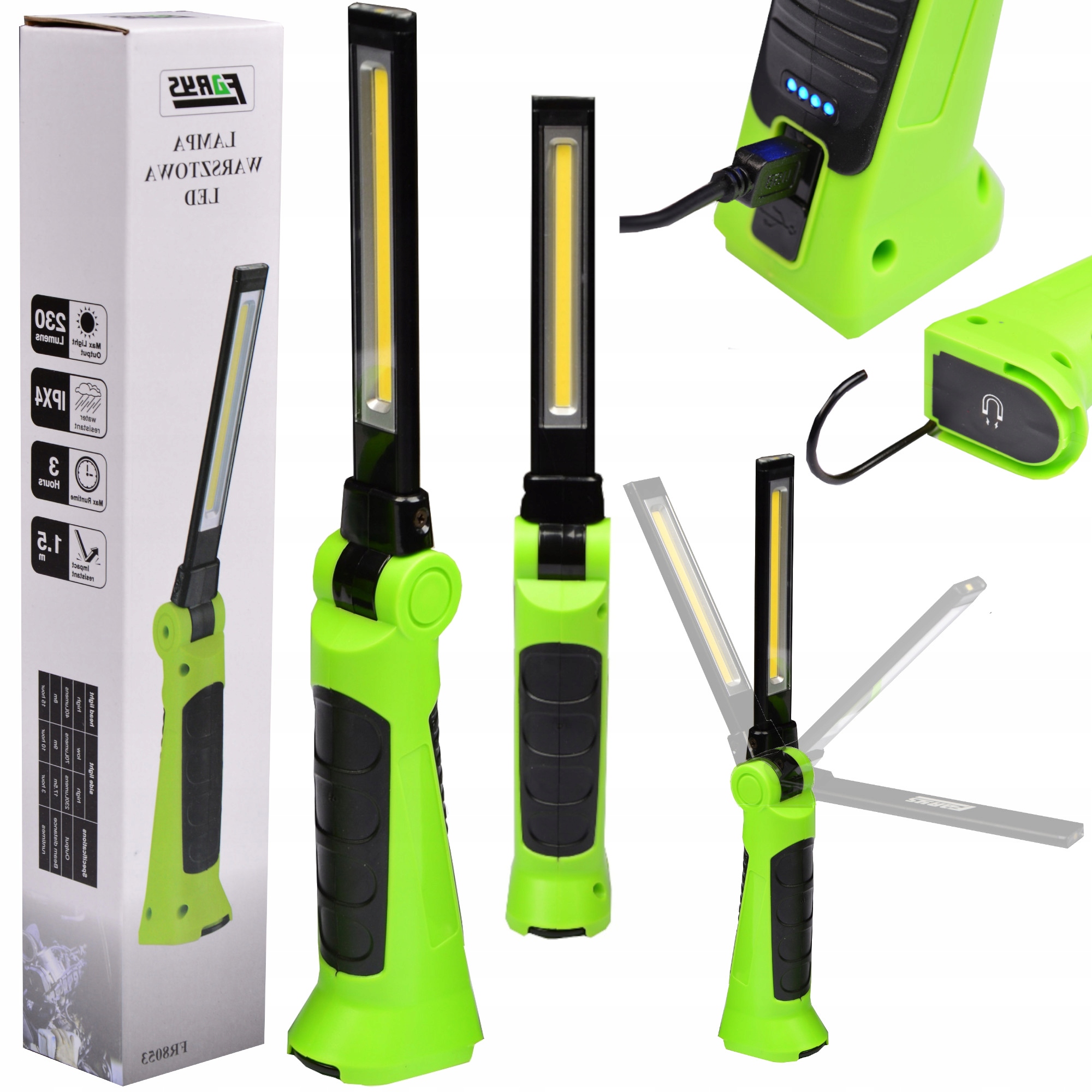 LATARKA WARSZTATOWA LED LAMPA INSPEKCYJNA Farys