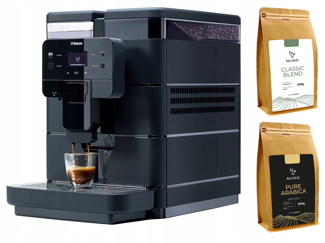 

Ekspres Saeco New Royal Black Z Kawami Kraftowymi