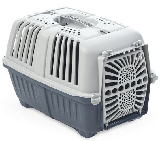 Yarro/Moderna Přepravka Pratiko Malé plastové dveře modro-šedé [Y2]