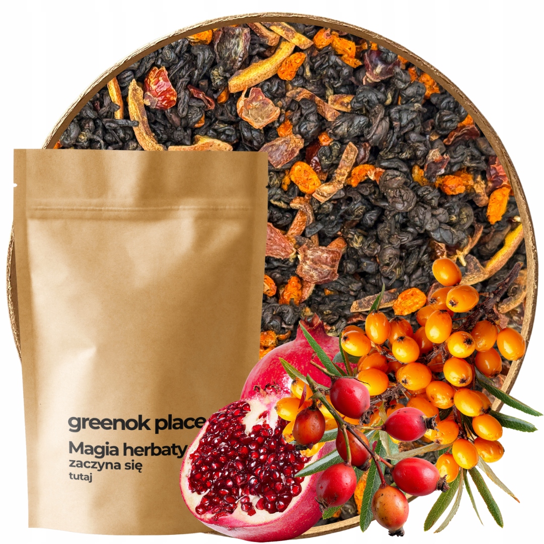 Levně Čaj černý Východ Slunce 1000 g listová rakytník rakytníková imunita