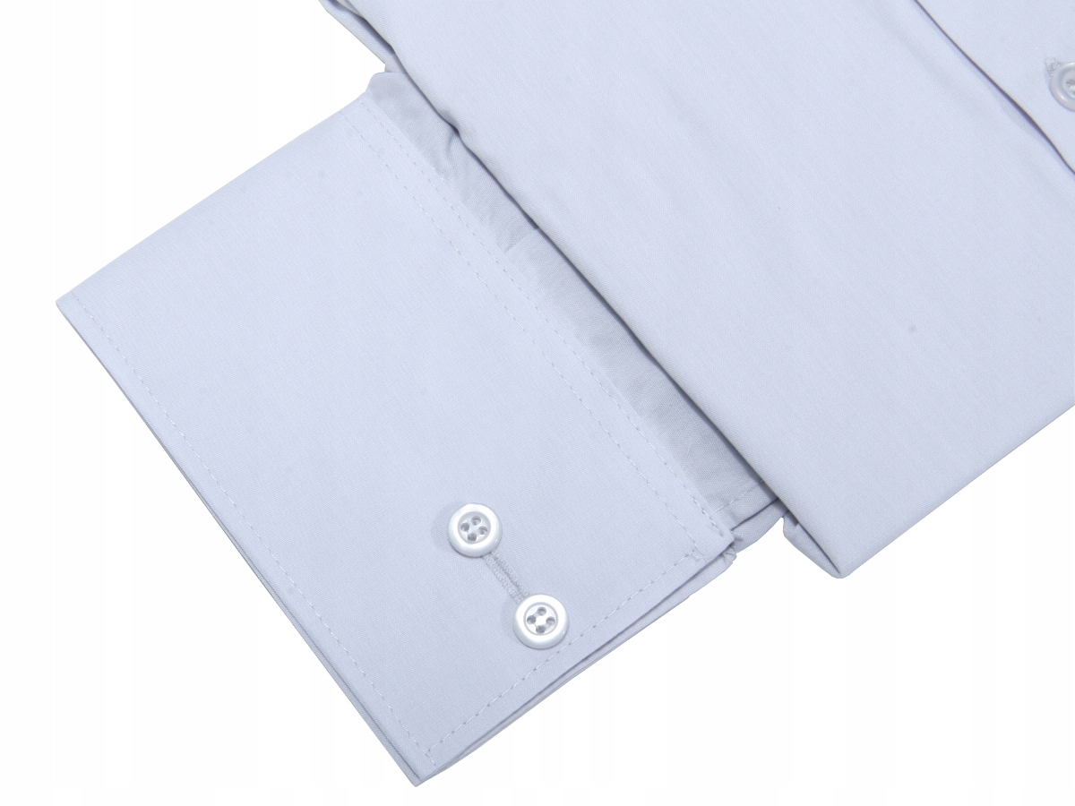 KOSZULA SZARA KLASYCZNA SP/G 43/44 176-182 Rozmiar 176-182/44