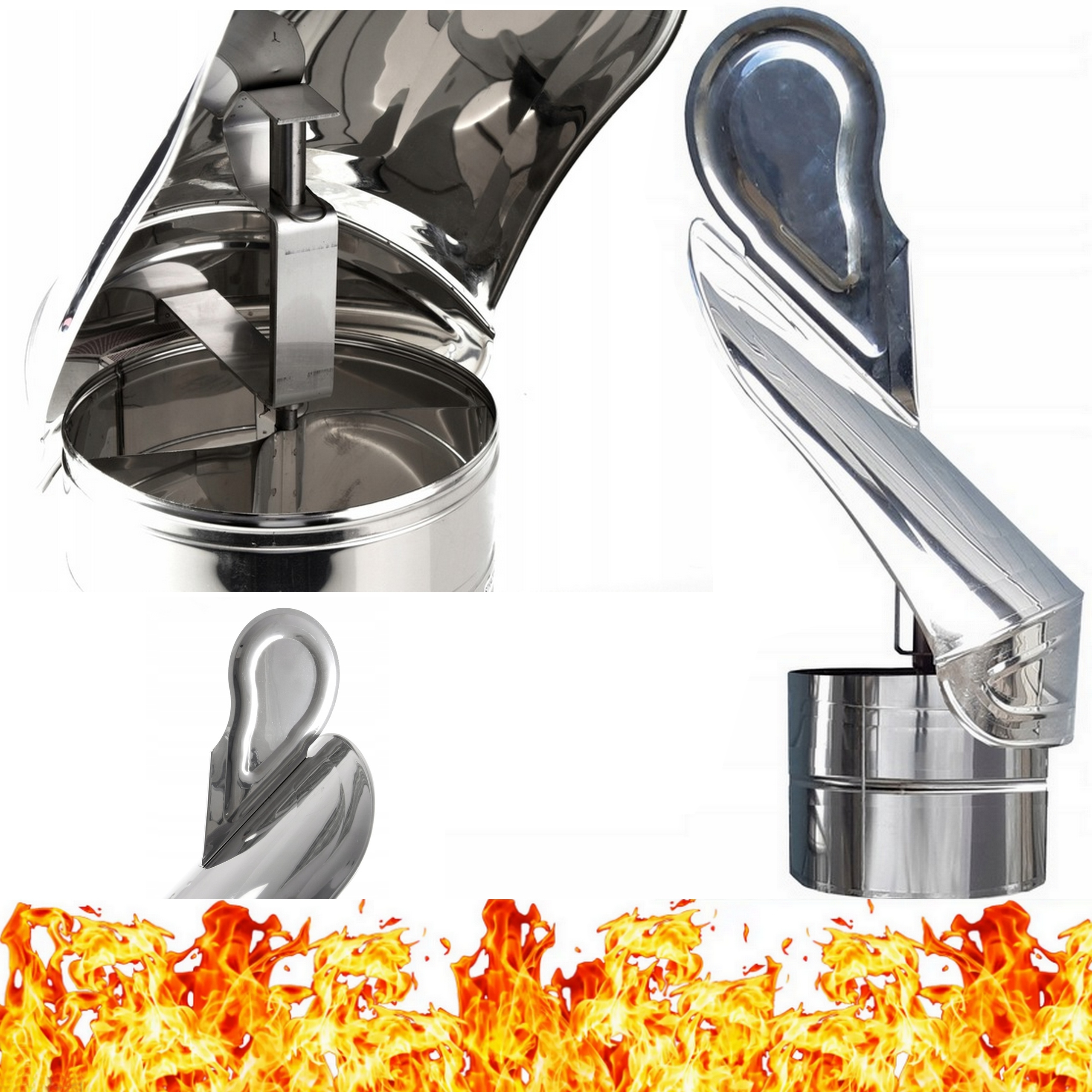 Strażak Fi 140 Na Komin Nasada Kominowa Obrotowa Do Komina Kwasoodporna