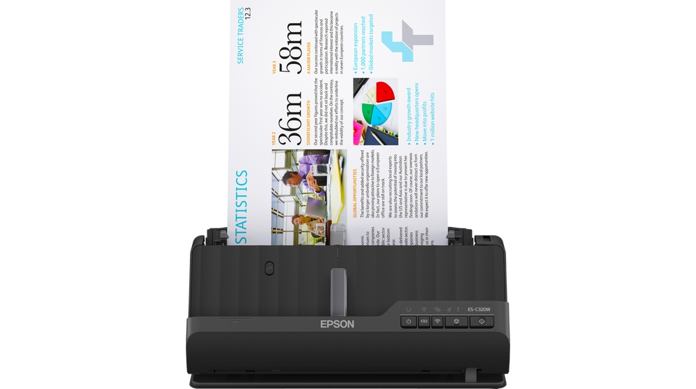 Skenner Epson Kompaktní A4 Wi-Fi ES-C320W